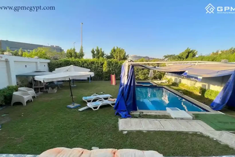 standalone villa in La Rosa compound behind Garden 8 and Waterway 450 m